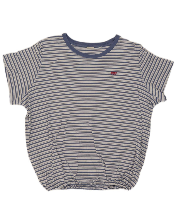 Levi's T-Shirt Homme 3XL Bleu Rayé