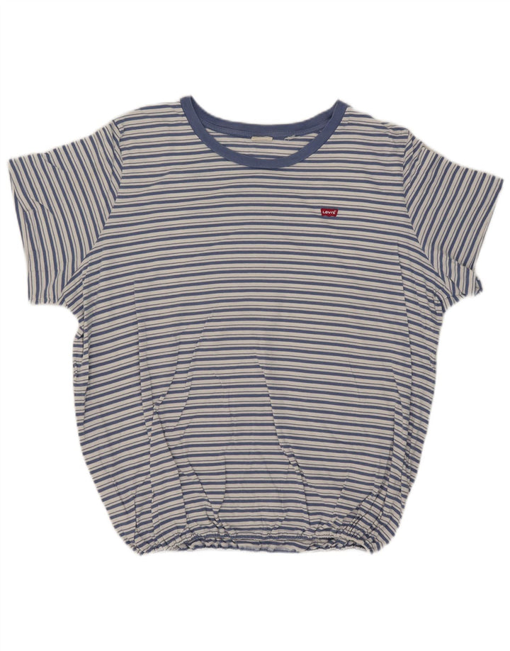Levi's T-Shirt Homme 3XL Bleu Rayé