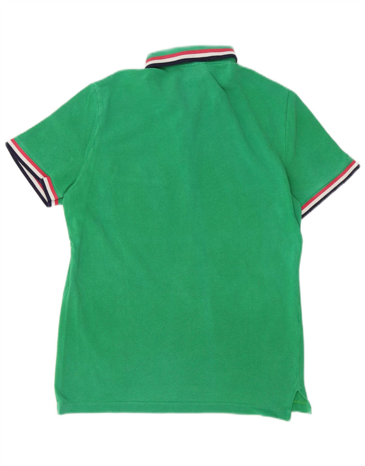 LACOSTE Polo Homme Taille 4 Coton Vert Moyen