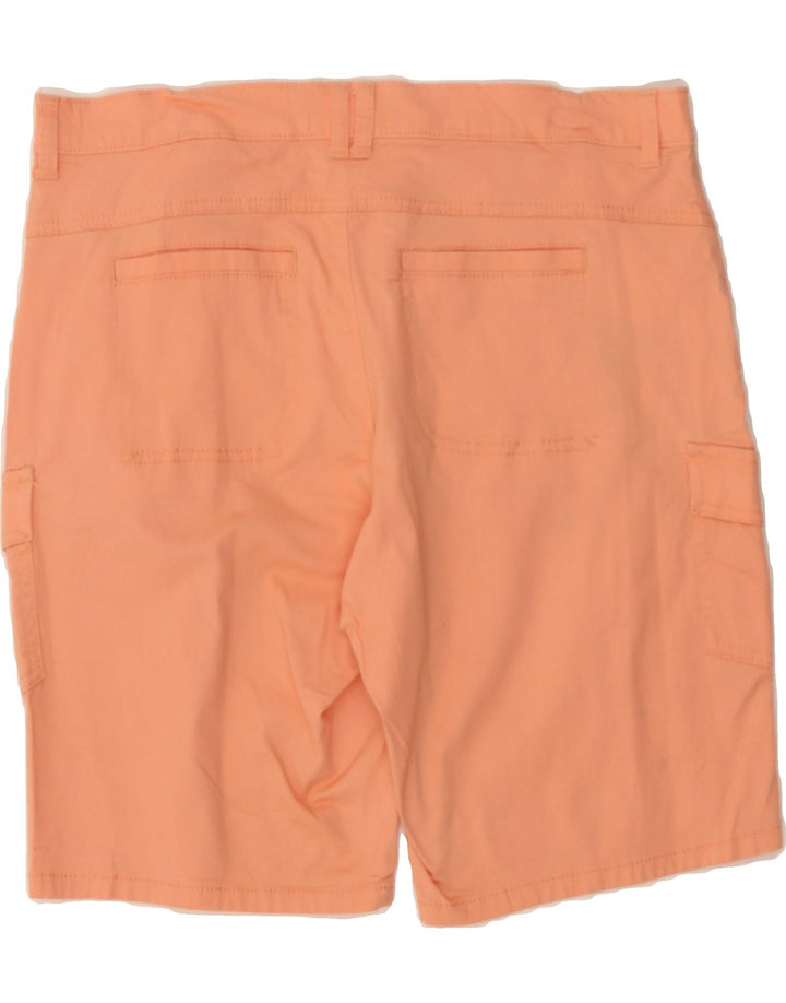 LEE Womens Mid Rise Cargo Shorts US 12 Large W36  Orange Cotton Vintage Lee and Second-Hand Lee from Messina Hembry 