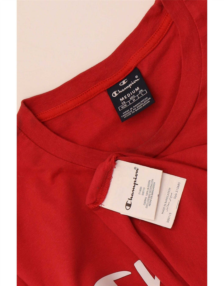 Champion T-Shirt Graphique Homme Rouge Moyen