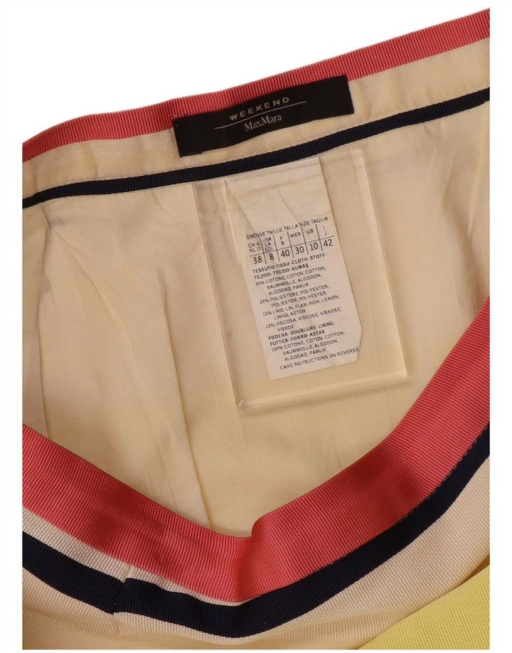 MAX MARA Jupe crayon week-end pour femme UK 10 Small W28 Multicolore