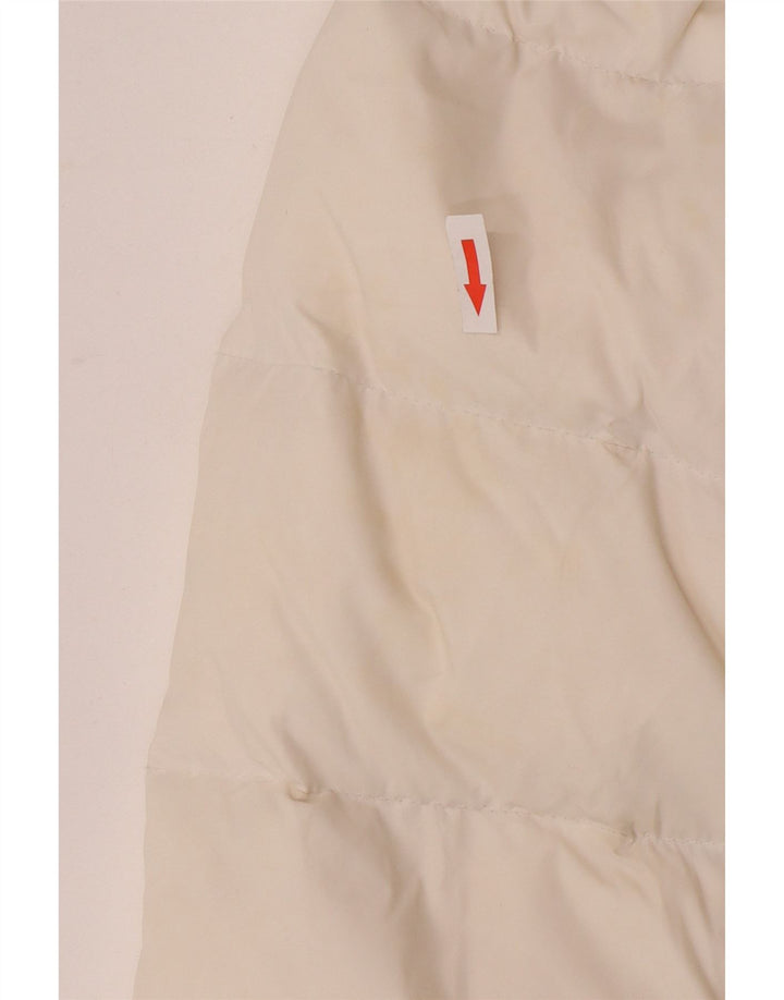 Phard Veste matelassée à capuche pour femme UK 14 Medium White Nylon