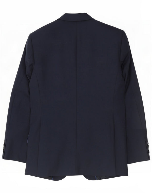 Marks & Spencer Veste blazer longue à 2 boutons pour homme UK 38 Bleu marine moyen