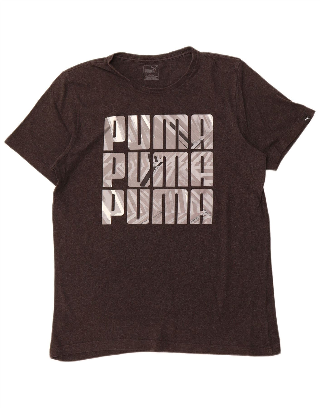 PUMA T-shirt graphique pour hommes, grand, gris