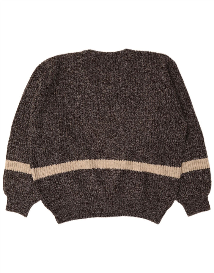 Levi's Pull Col V Homme Large Gris Laine Colorblock