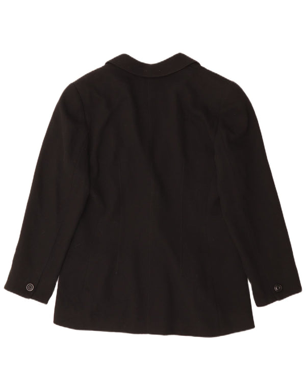 Emanuel Ungaro Veste Blazer 1 Bouton Femme IT 48 XL Noir