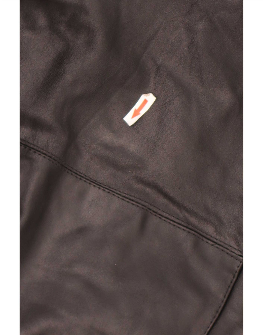 Veste en cuir homme vintage IT 54 2XL Cuir noir