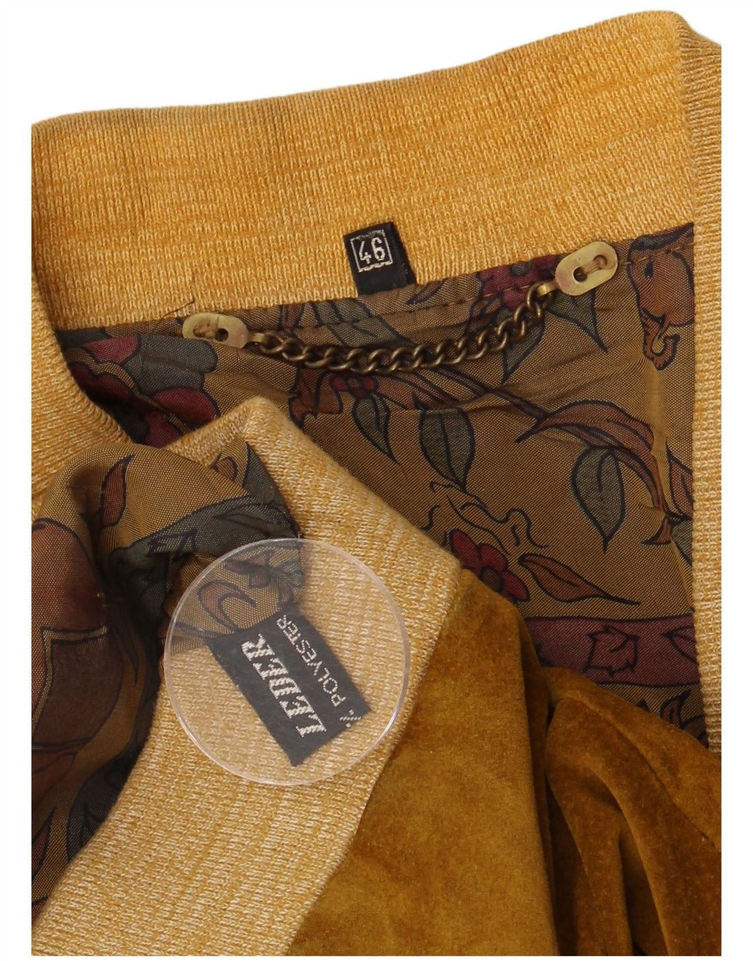 vintage Femme Veste Bomber En Daim Surdimensionnée IT 46 Grand Cuir Marron