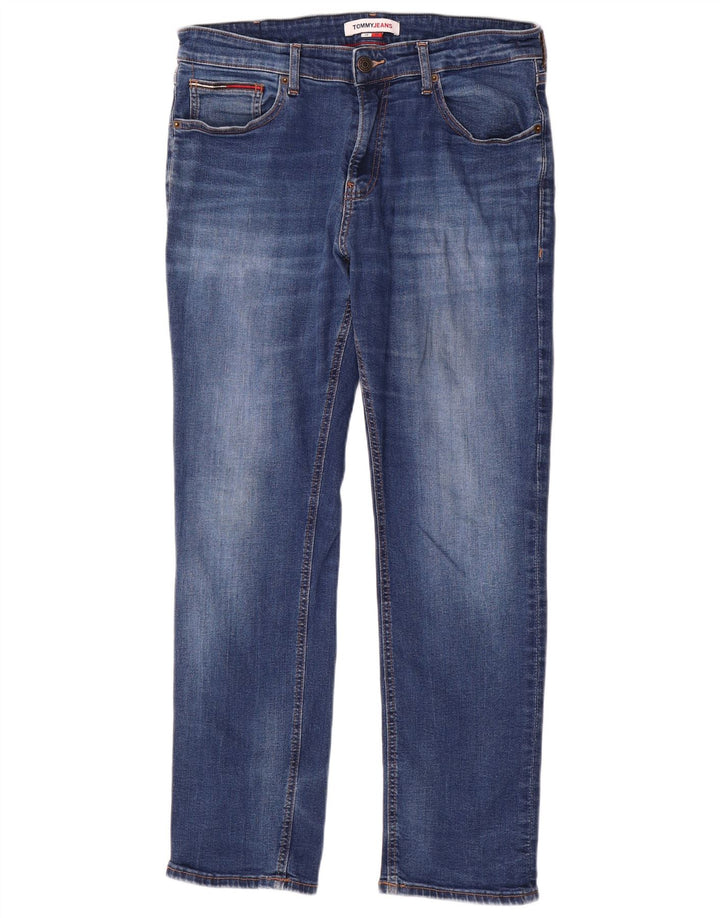 Tommy Hilfiger Jean droit homme W34 L30 bleu coton