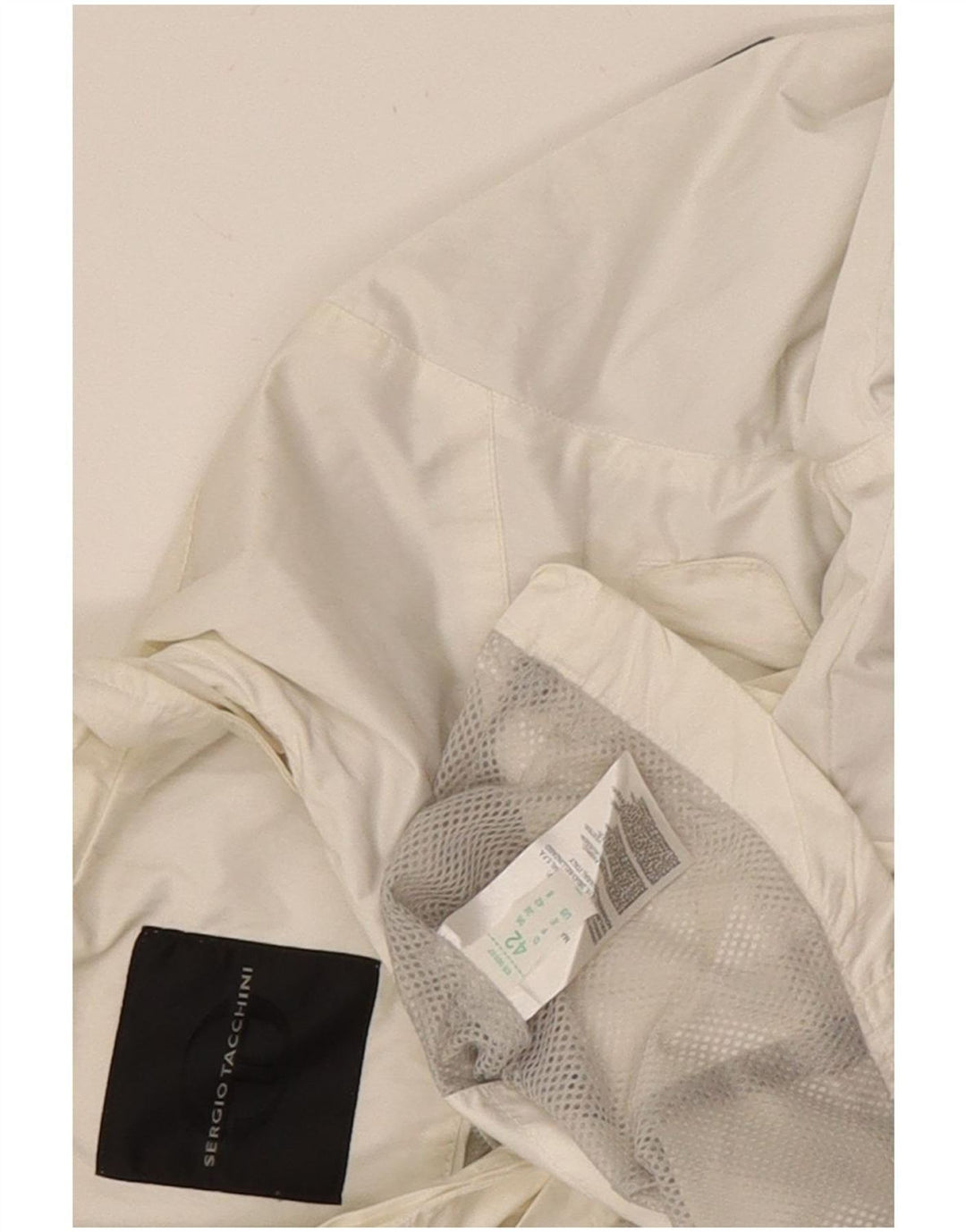 Sergio Tacchini Veste utilitaire pour femme IT 42 Polyester blanc moyen
