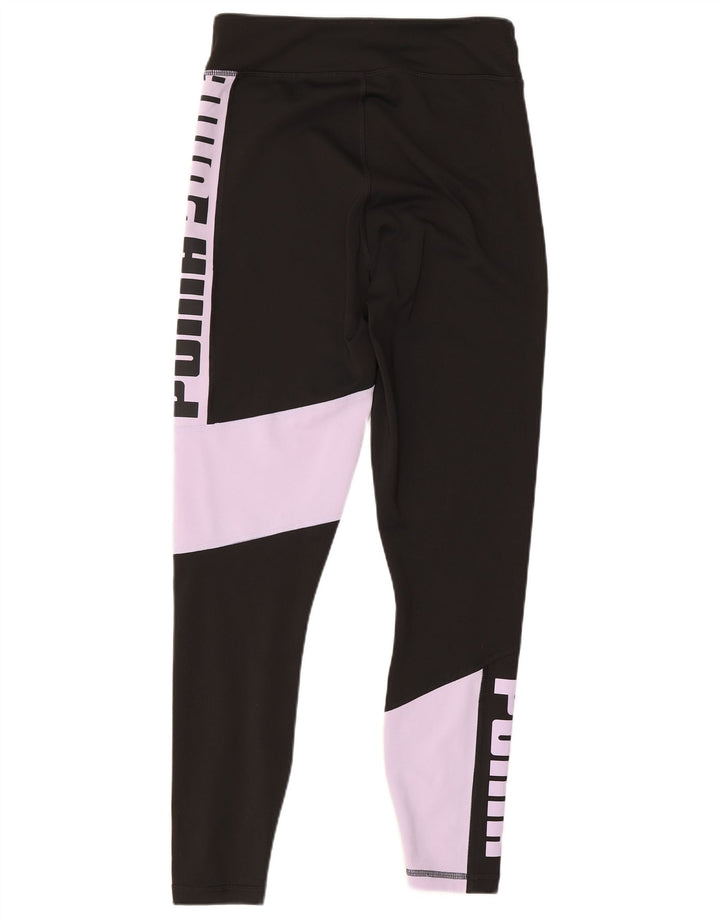 Puma Legging graphique pour femme UK 10 Small Noir Colourblock