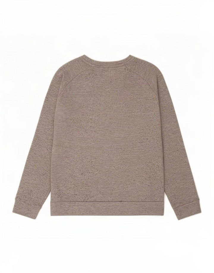 Zara Homme Sweatshirt Jumper Large Gris Moucheté Polyester