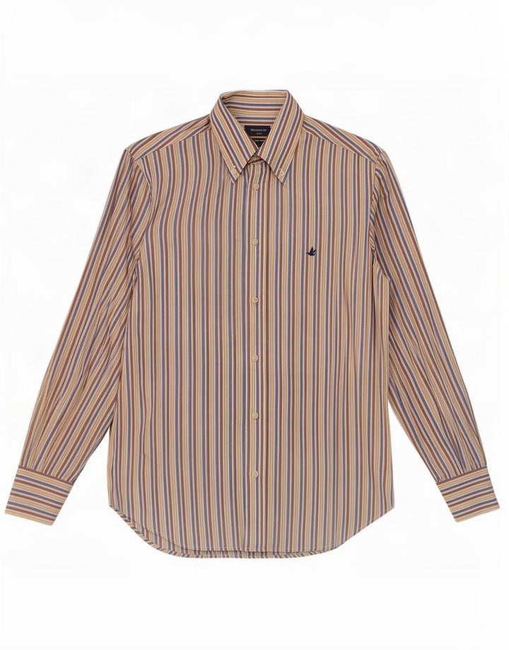 Brooksfield Mens Slim Fit Shirt Taille 39 Medium Multicolore Pinstripe