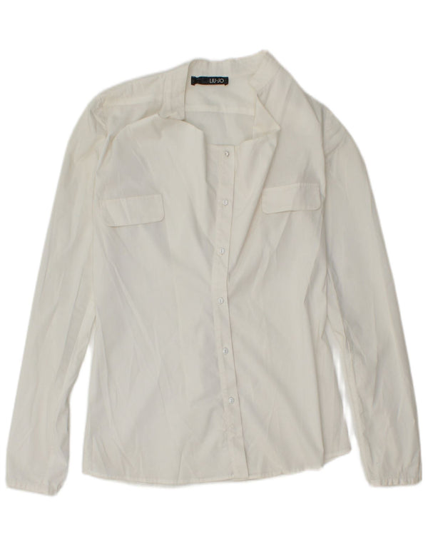 Liu Jo Chemise Femme UK 8 Small Blanc