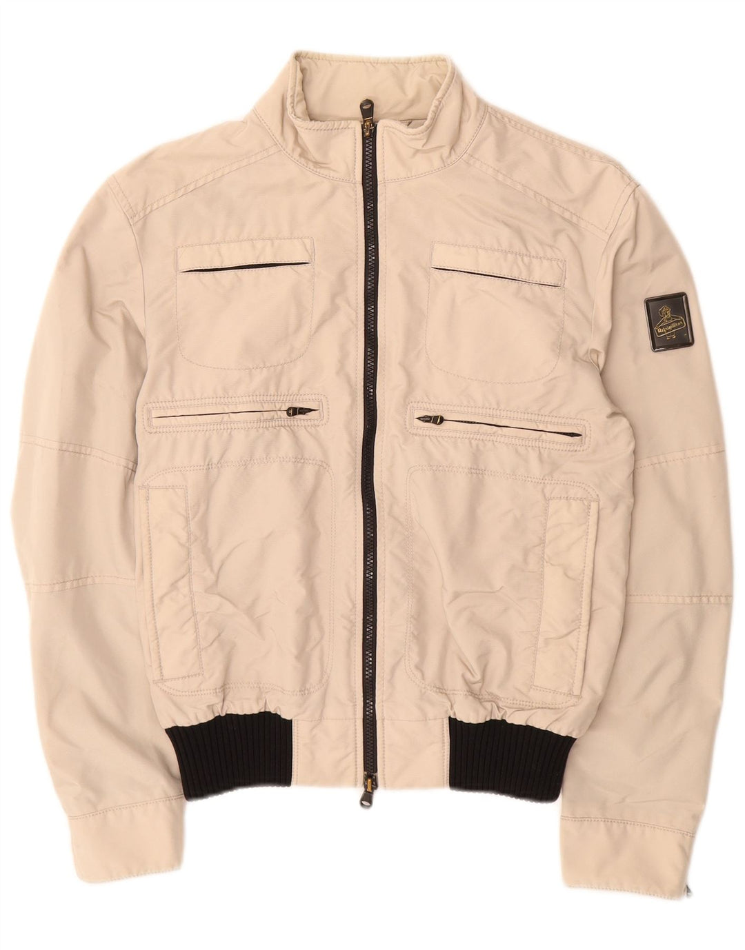 Refrigiwear Femme Cruz Bomber Jacket UK 14 Beige Moyen Polyamide