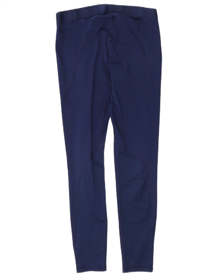 Adidas Leggings Femme UK 14 Bleu Marine Moyen
