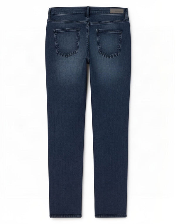 Calvin Klein Jean skinny ultime pour femme US 12 Large W30 L30 Bleu marine