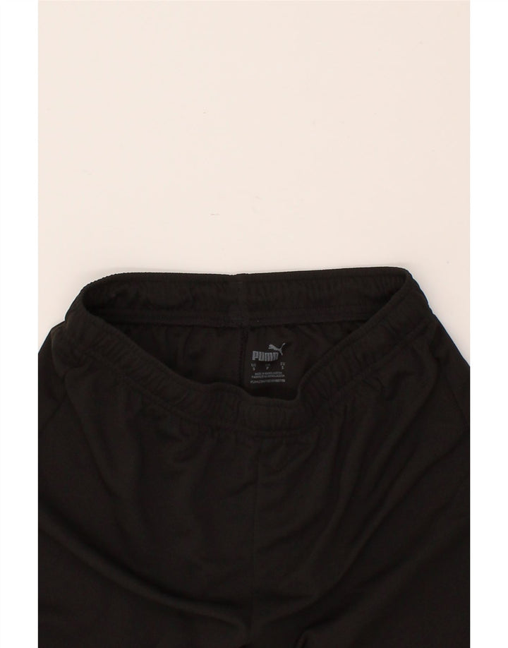 PUMA Mens Graphic Sport Shorts Small Black Polyester Vintage Puma and Second-Hand Puma from Messina Hembry 