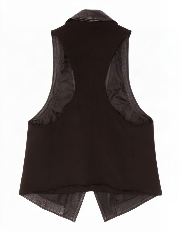 Conbipel Gilet Femme IT 44 Cuir Noir Moyen