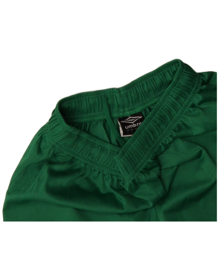 UMBRO Short de Sport Homme Petit Vert Colorblock Polyester