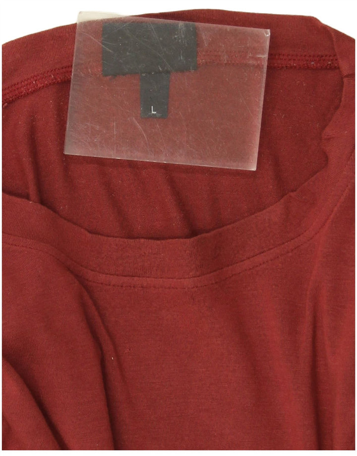 Trussardi Jeans Haut à Manches Longues Homme Rouge Viscose