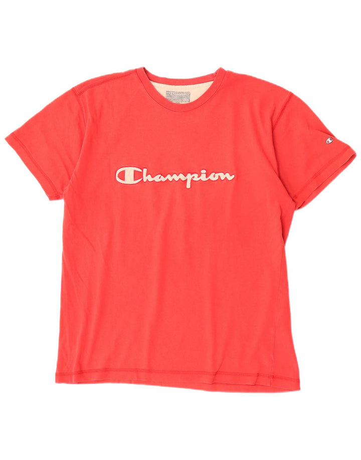 Champion T-Shirt Graphique Homme Grand Rouge Coton