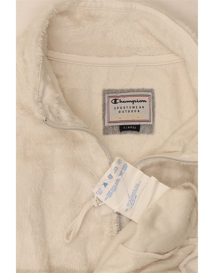 Champion Veste Polaire Femme UK 18 XL Blanc Polyester