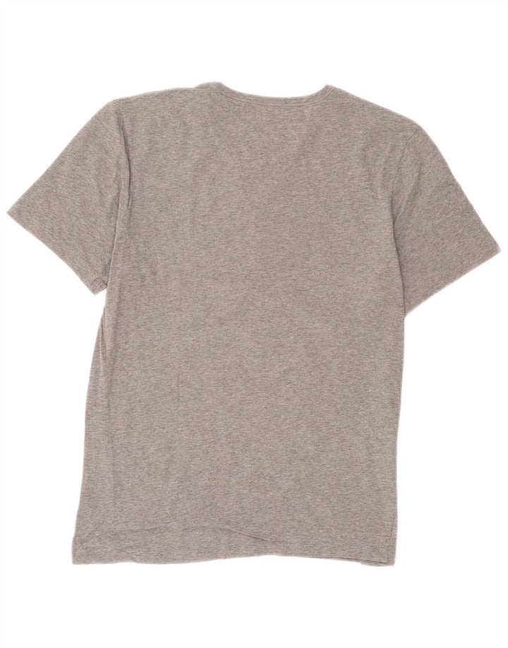 Hugo Boss Homme T-Shirt Top Gris Moyen Moucheté Coton