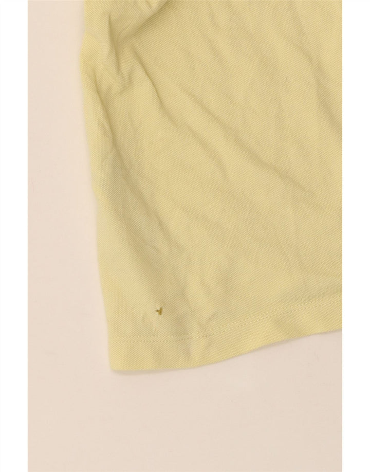 MASSIMO DUTTI Polo Homme Grand Jaune Coton
