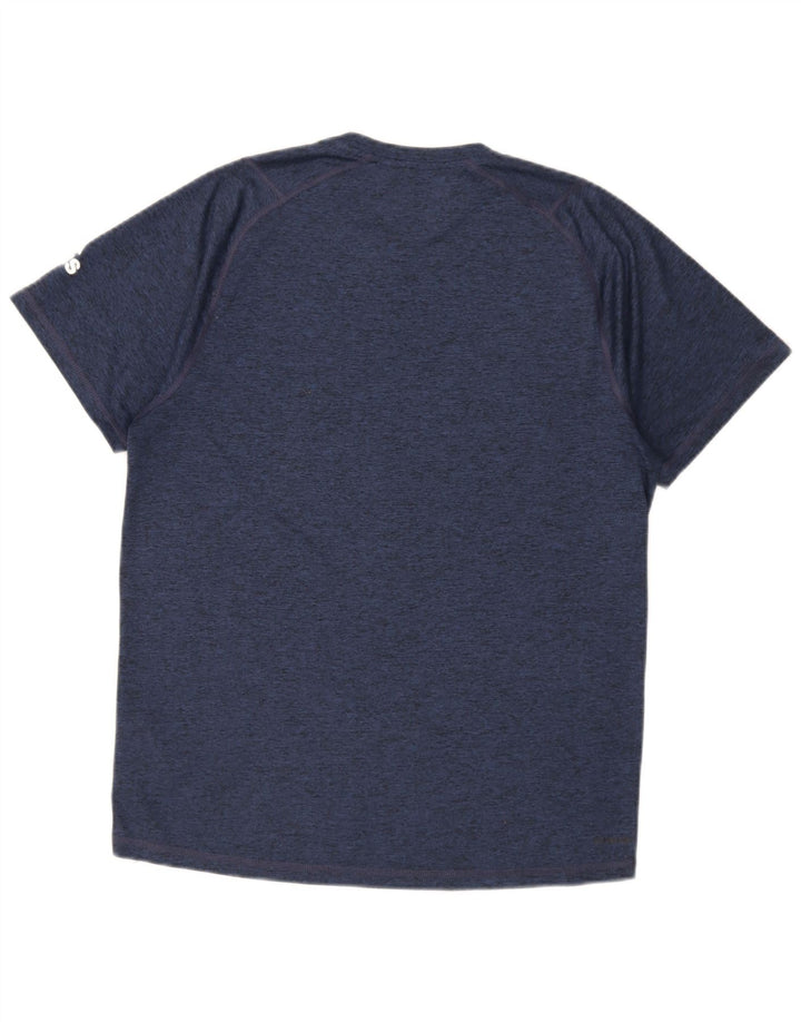 Adidas Homme Aeroready T-Shirt Top Bleu Marine Moyen Polyester