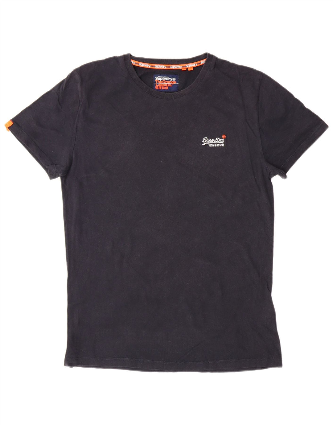 SUPERDRY T-Shirt Homme Haut Large Noir Coton Classique