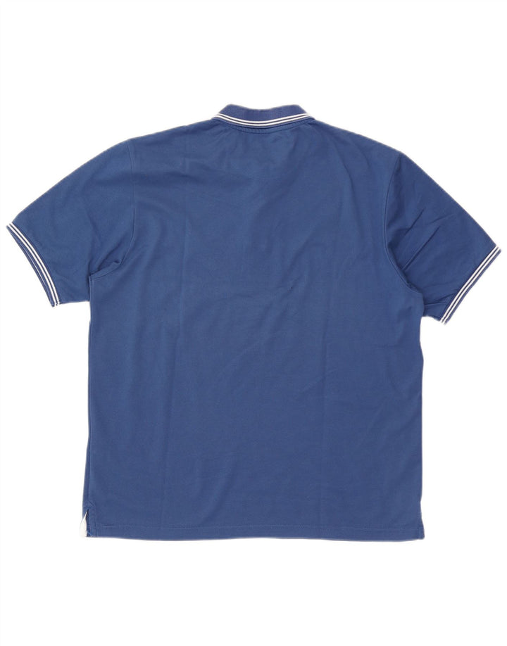 Champion Polo Easy Fit Homme Grand Bleu Coton