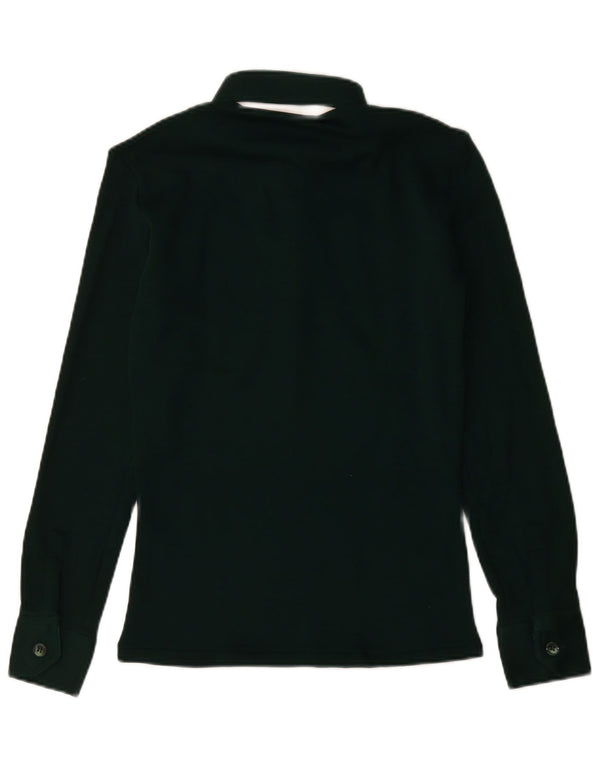 vintage Mens Pullover Shirt Taille 37 Petit Acrylique Noir
