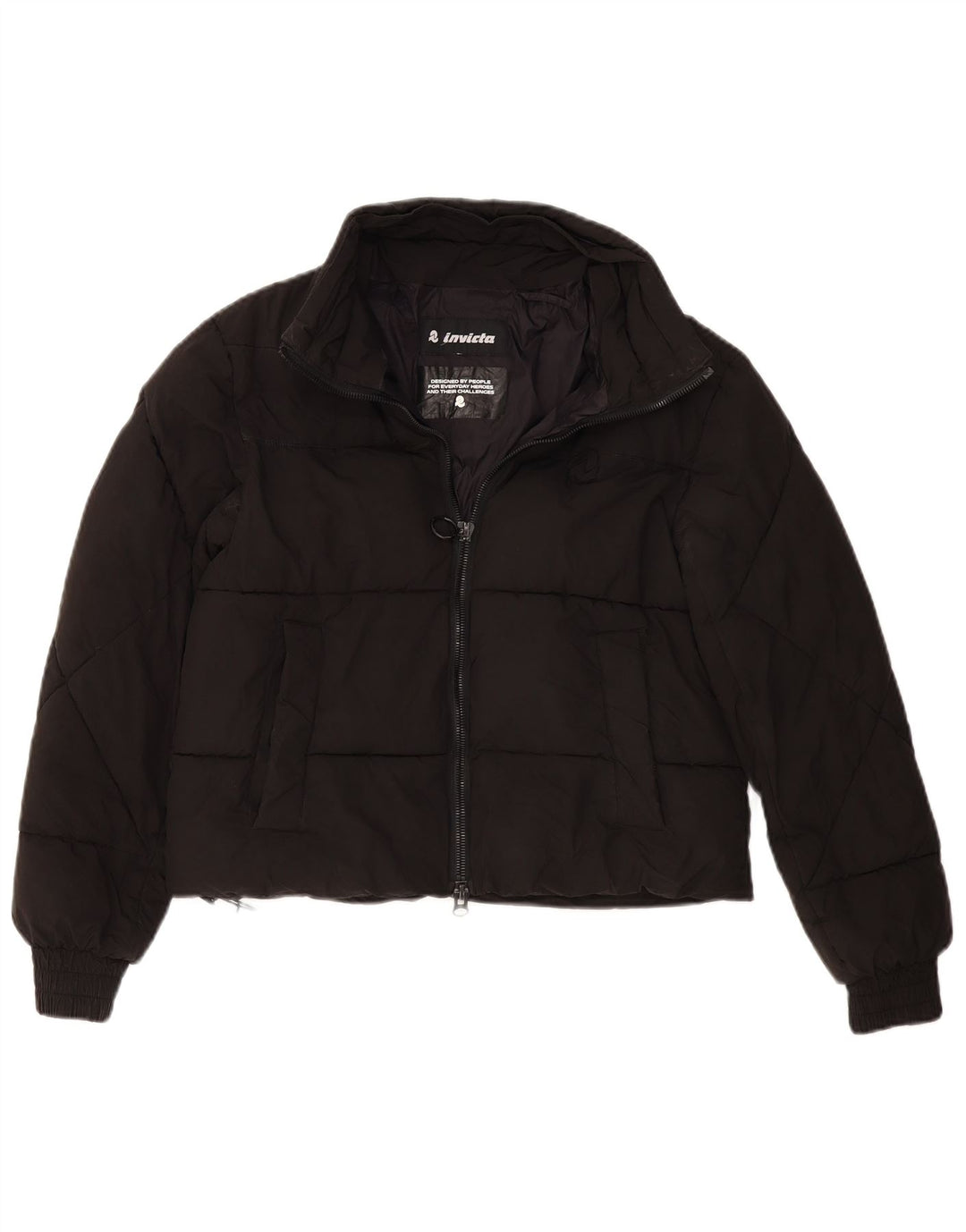 Invicta Veste matelassée surdimensionnée pour femme UK 6 XS Noir Polyamide