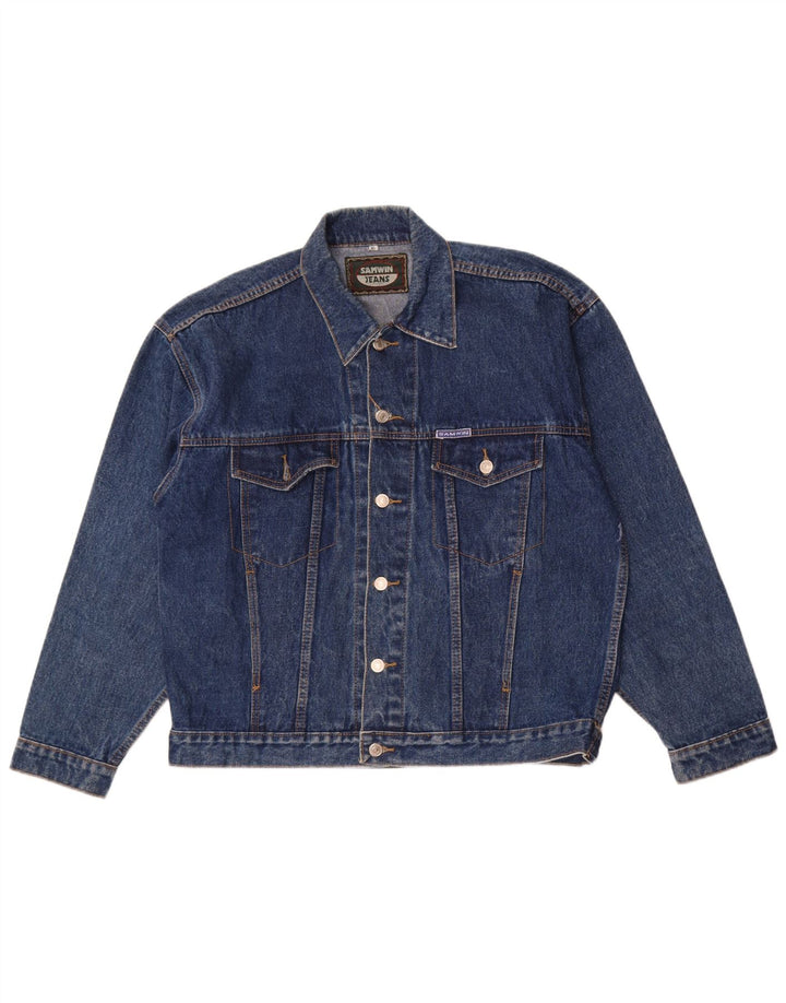 SAMWIN Veste en jean pour homme UK 42 XL Bleu