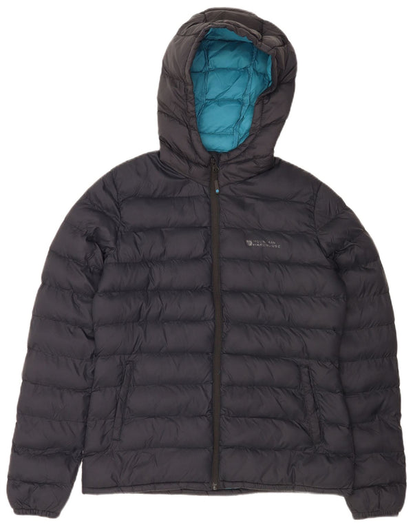 Mountain Warehouse Veste matelassée à capuche pour femme UK 10 Small Bleu marine