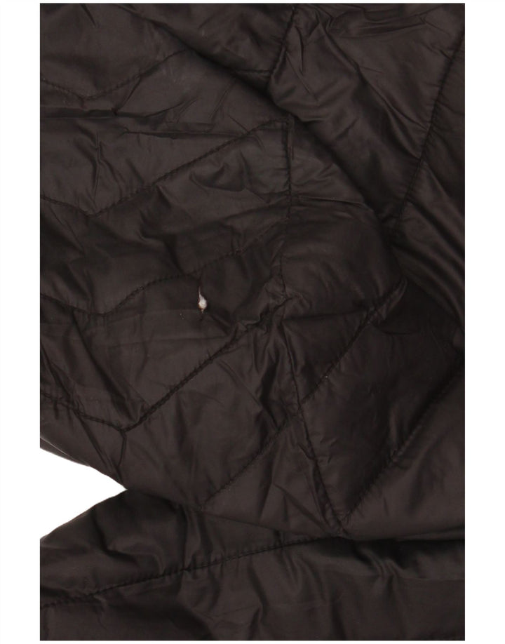 BARBOUR Veste matelassée à capuche pour femme UK 10 Small Noir Polyamide