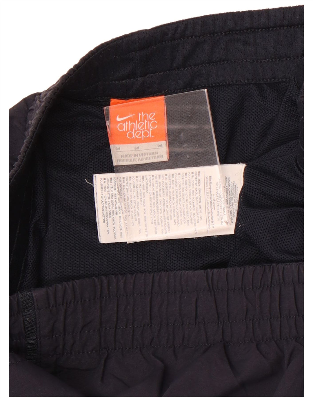 Short de sport Nike en nylon bleu marine moyen pour homme