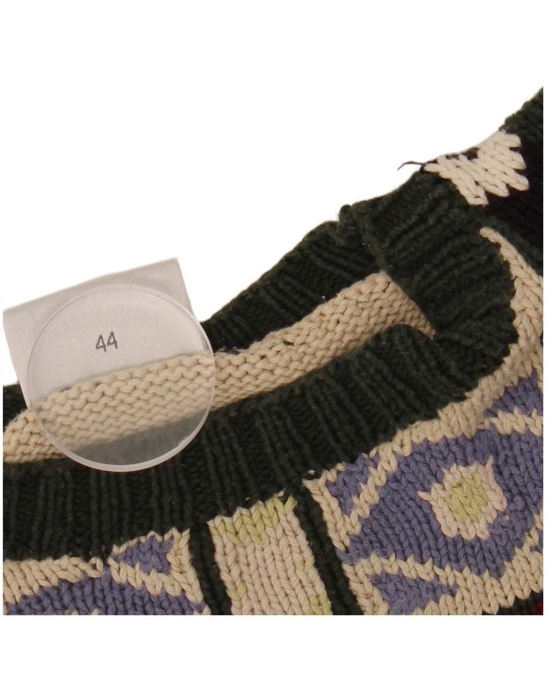 PUBLIC Femme Pull Col Rond IT 44 Moyen Multicolore