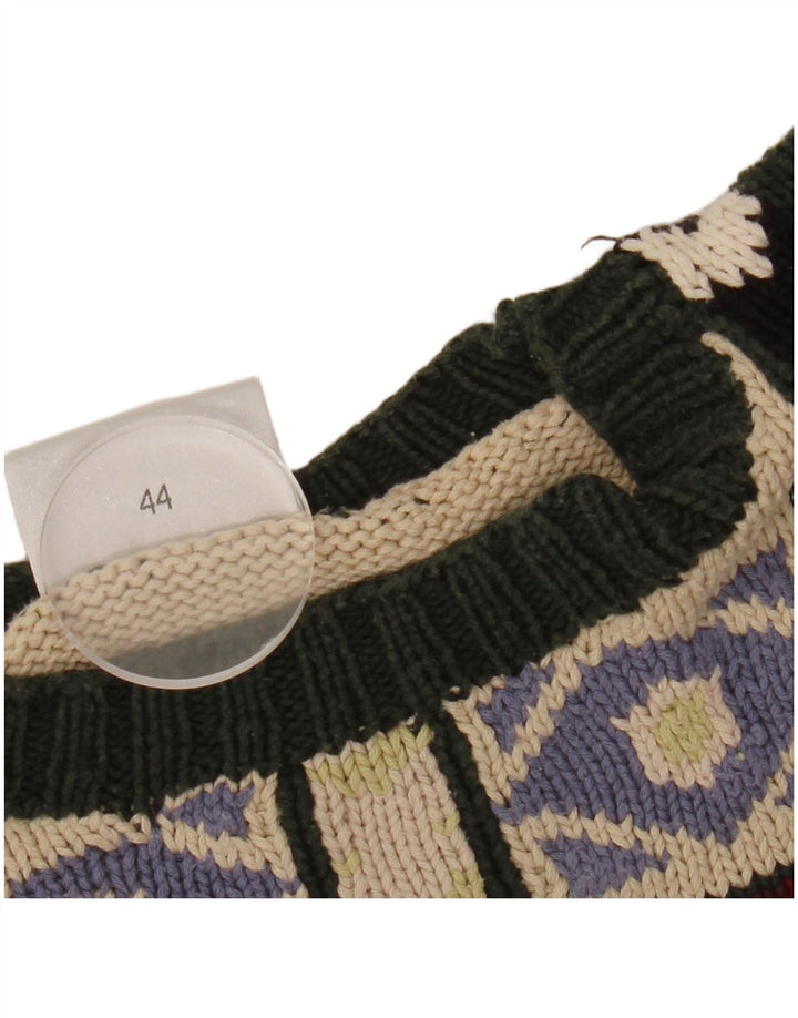 PUBLIC Femme Pull Col Rond IT 44 Moyen Multicolore