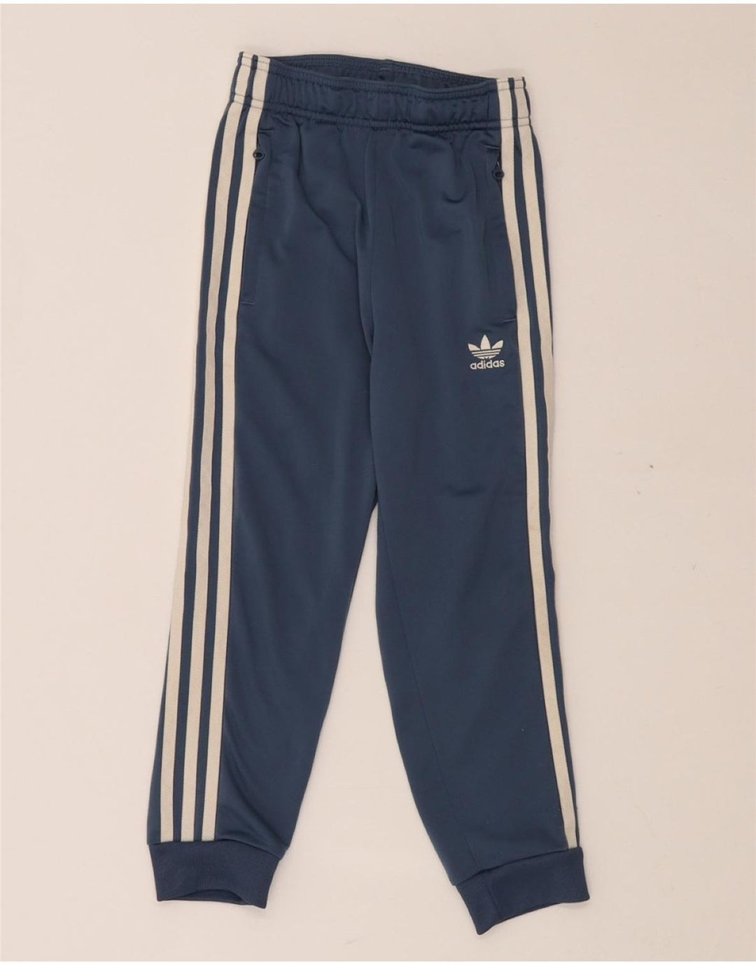 ADIDAS Pantalon de survêtement garçon Joggers 6-7 ans Bleu Polyester