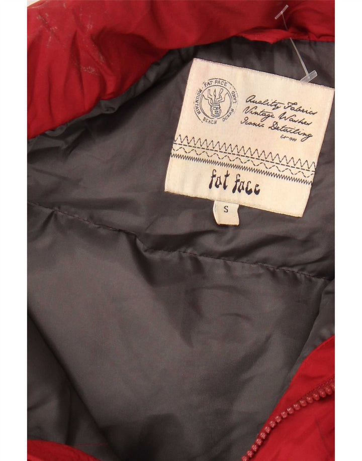 Fat Face Veste matelassée pour homme UK 36 Petit Rouge Polyester