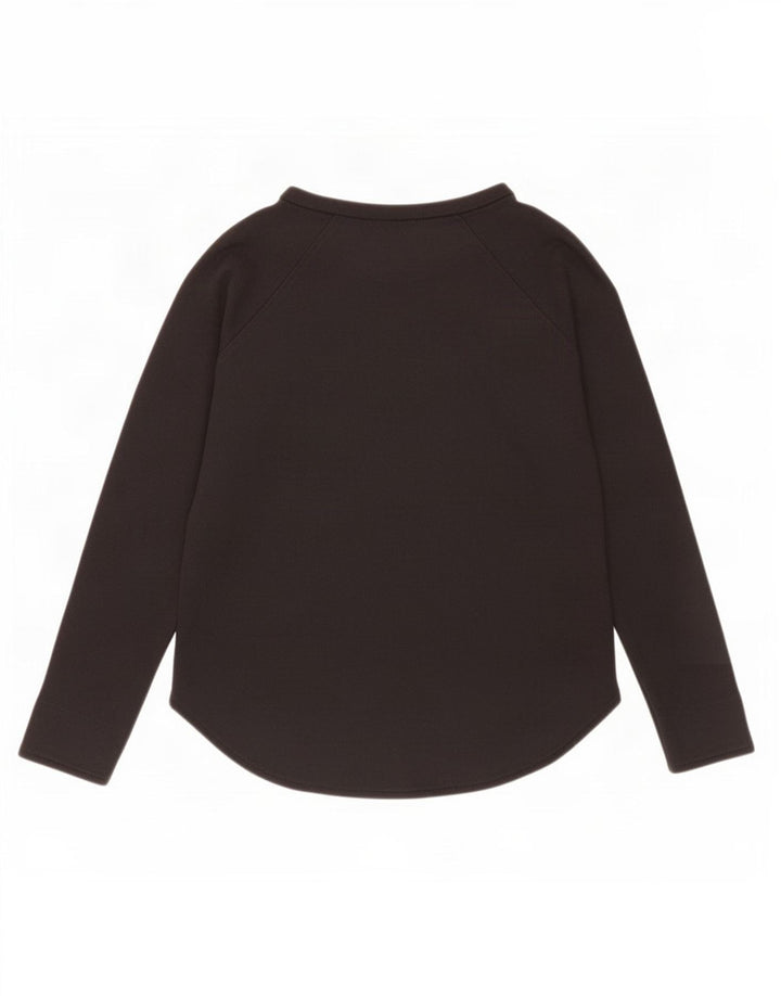 Zara Femme Top Manches Longues UK 10 Petit Noir