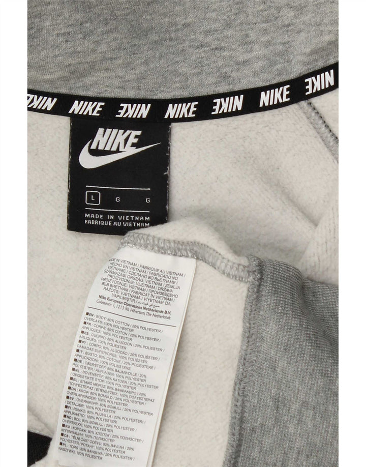 Nike Survêtement complet pour homme en coton color block Gris Taille L