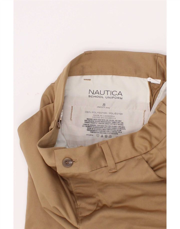Nautica Short Chino Garçon 7-8 ans W24 Beige Polyester