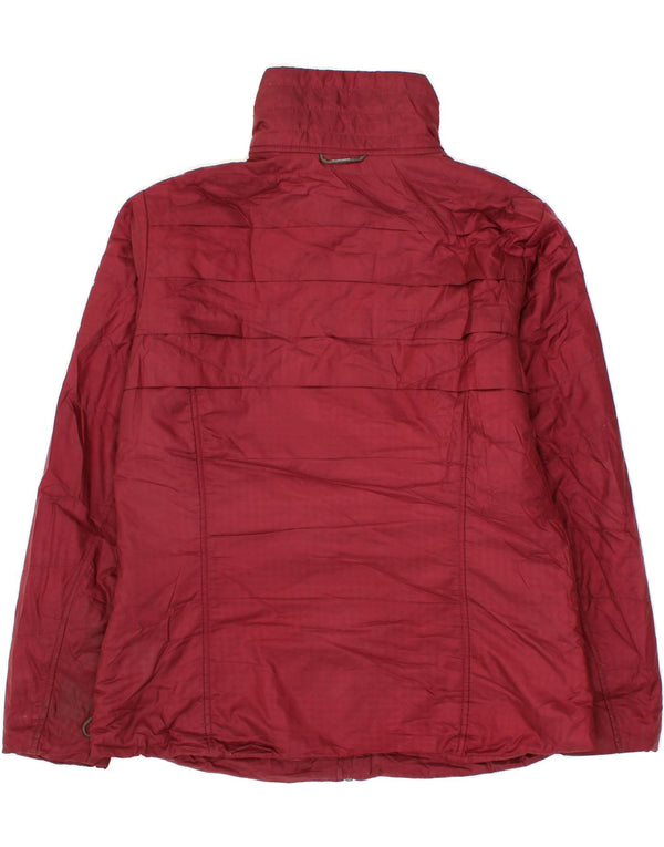 COLUMBIA Womens Interchange Padded Jacket UK 16 Large Burgundy Polyester