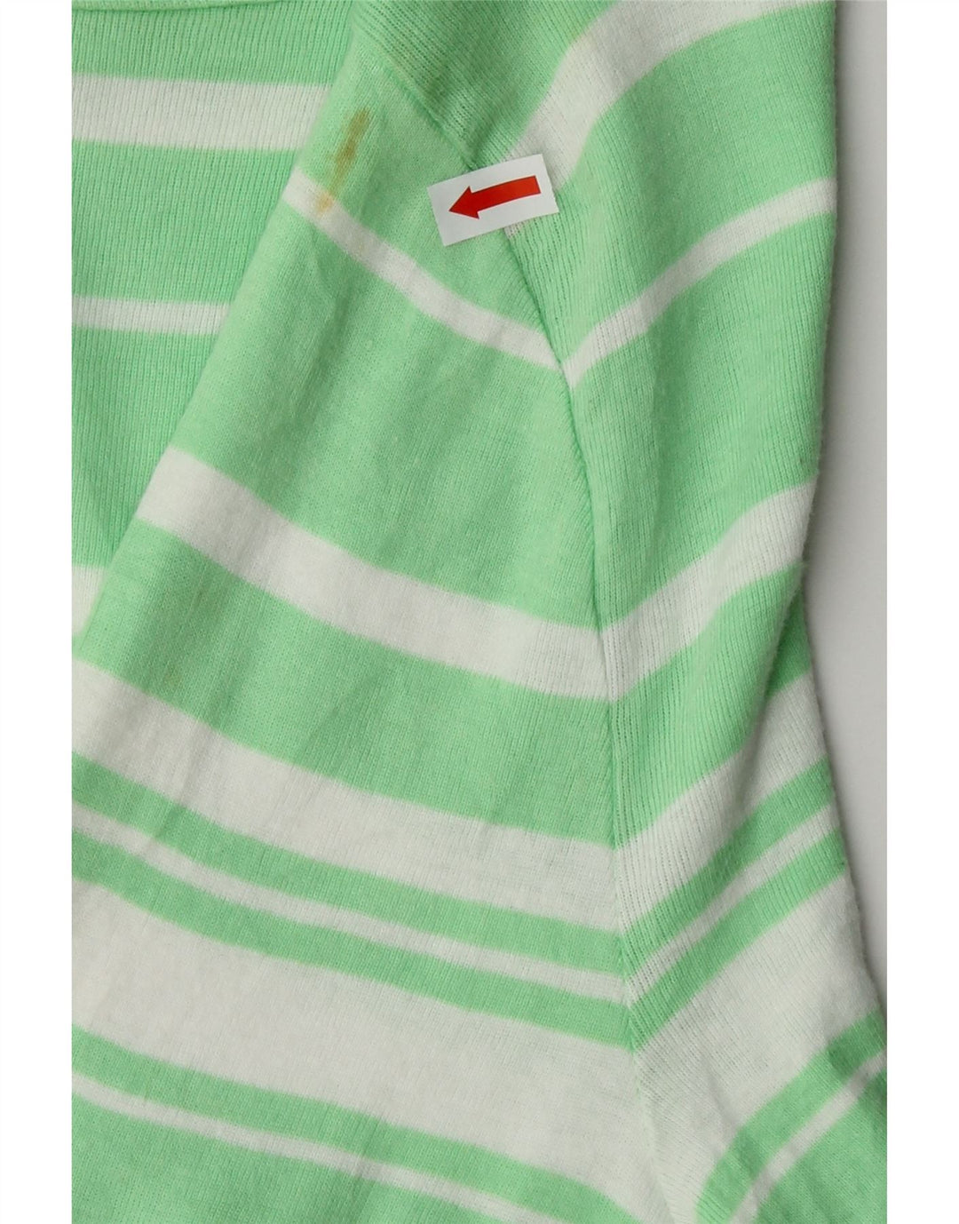 CHAPS Womens Top 3/4 Sleeve UK 16 Large Green Striped Vintage Chaps and Second-Hand Chaps from Messina Hembry 