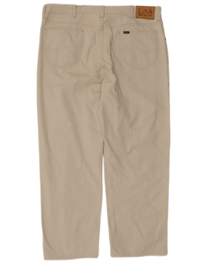LEE Pantalon décontracté droit pour homme W38 L29 Beige