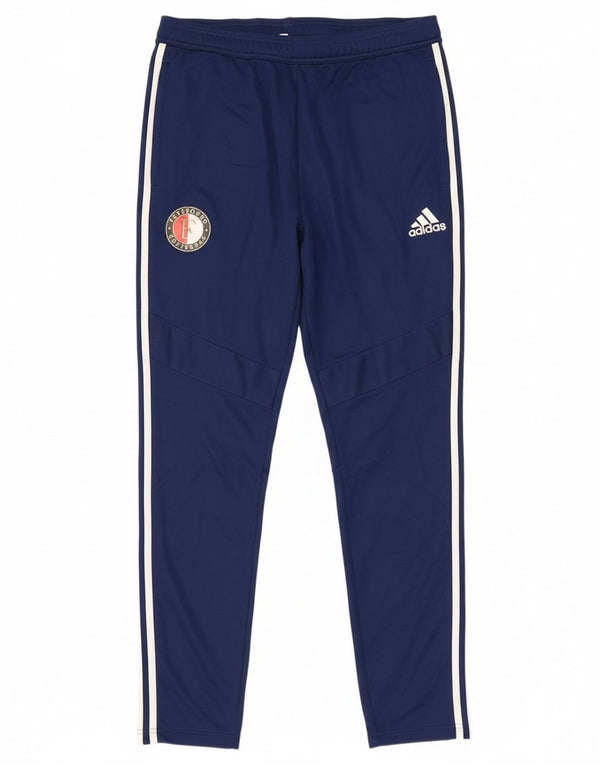 Adidas Pantalon de survêtement Feyenoord Rotterdam pour homme Taille L Bleu marine